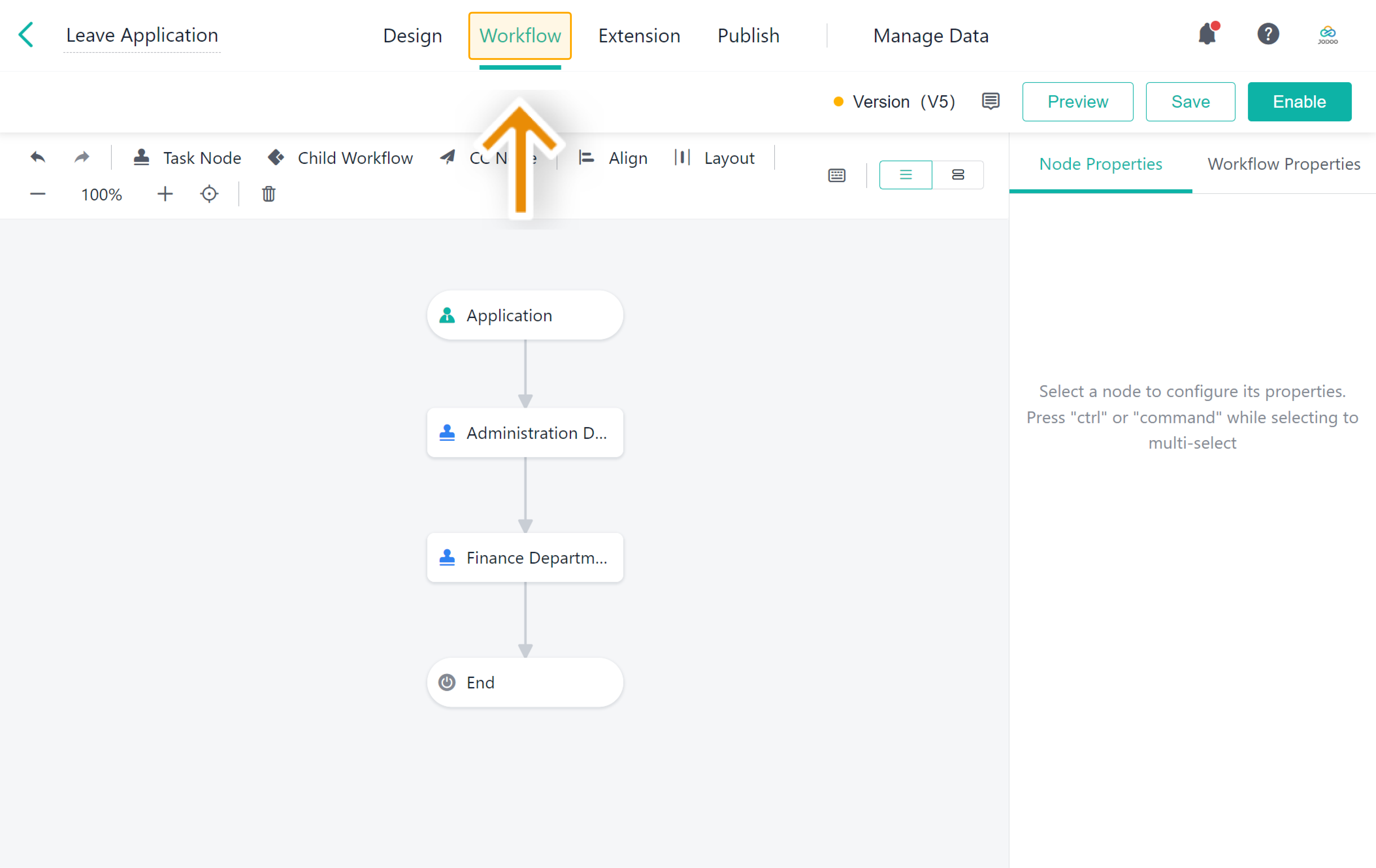 Configuring a Workflow - Jodoo - Documents