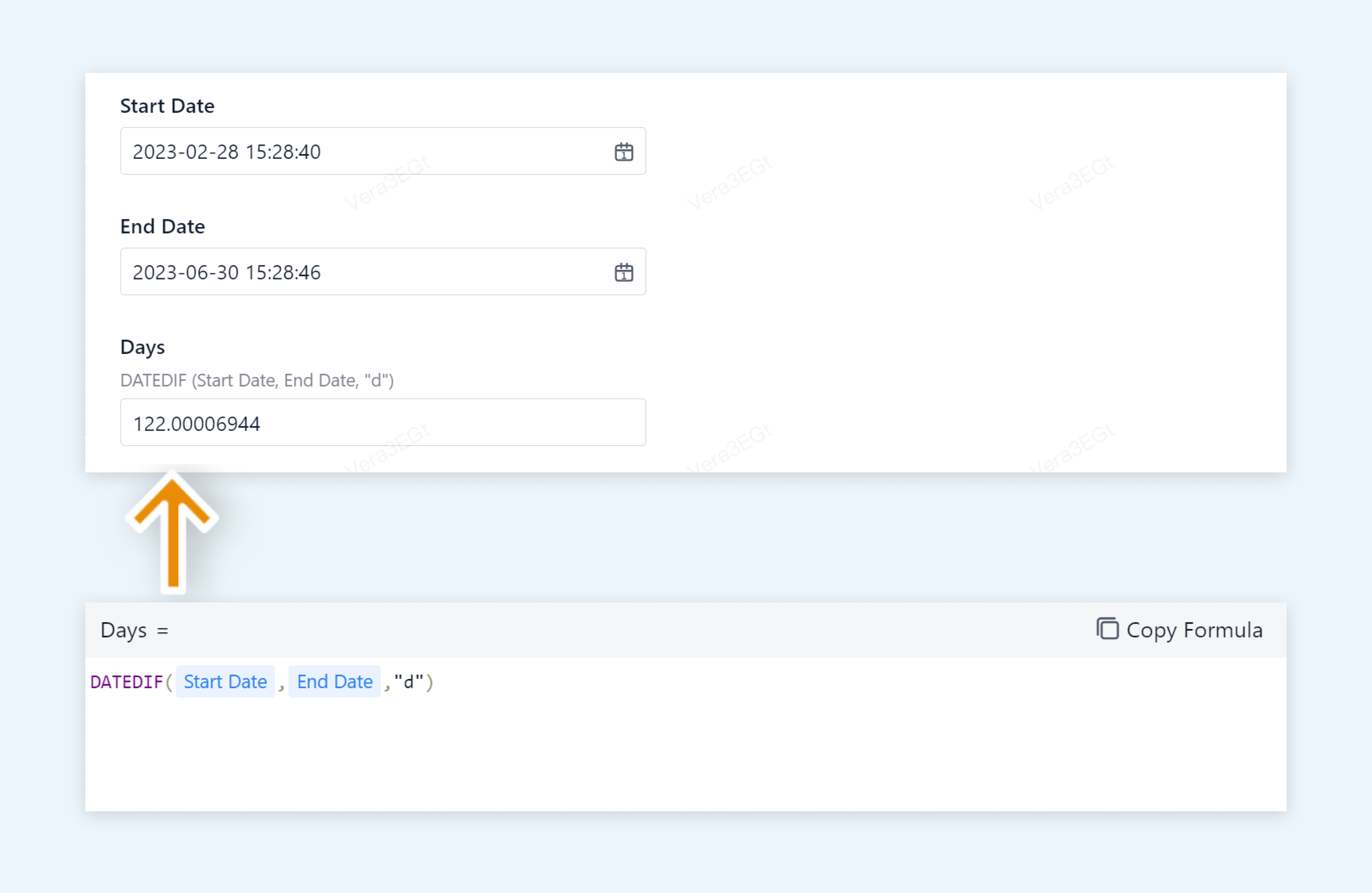Using DATEDIF to Calculate the Difference Between Two Dates Jodoo